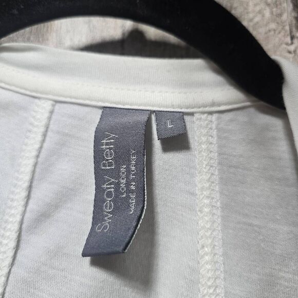 Sweaty Betty White Athletic Lounge Tank Top - Picture 5 of 6